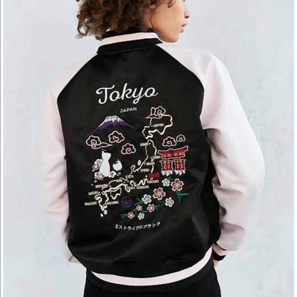 adidas rita ora reversible bomber jacket